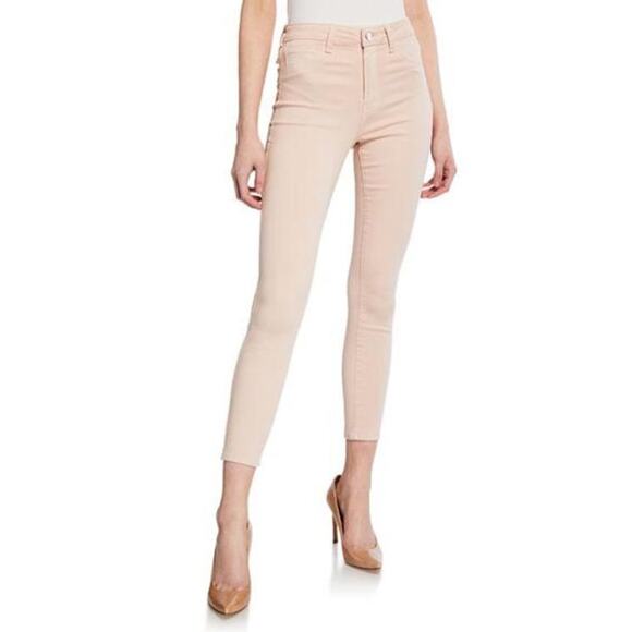 L’AGENCE NWT Margot High Rise Skinny Petal Jeans Size 23 Ankle Crop Stretch - Picture 1 of 10